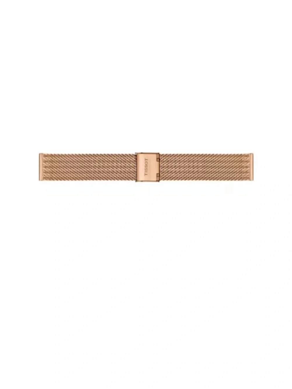 Tissot PR100 sport chic Rose Gold Mesh Watch with Pink Mother-of-Pearl Dial